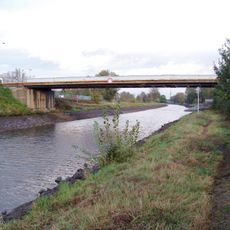 New bridge to wastewater treatment plant at Císařský ostrov