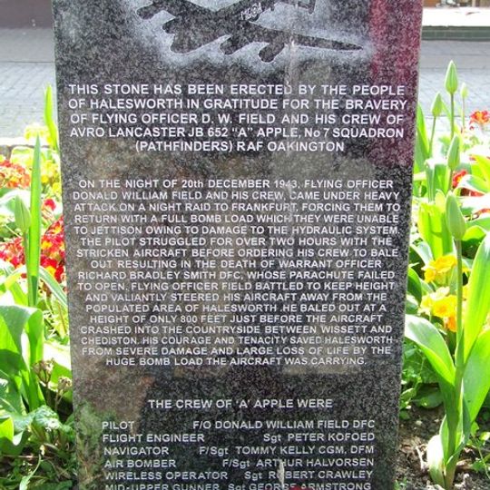 No. 7 Squadron RAF Memorial, Halesworth