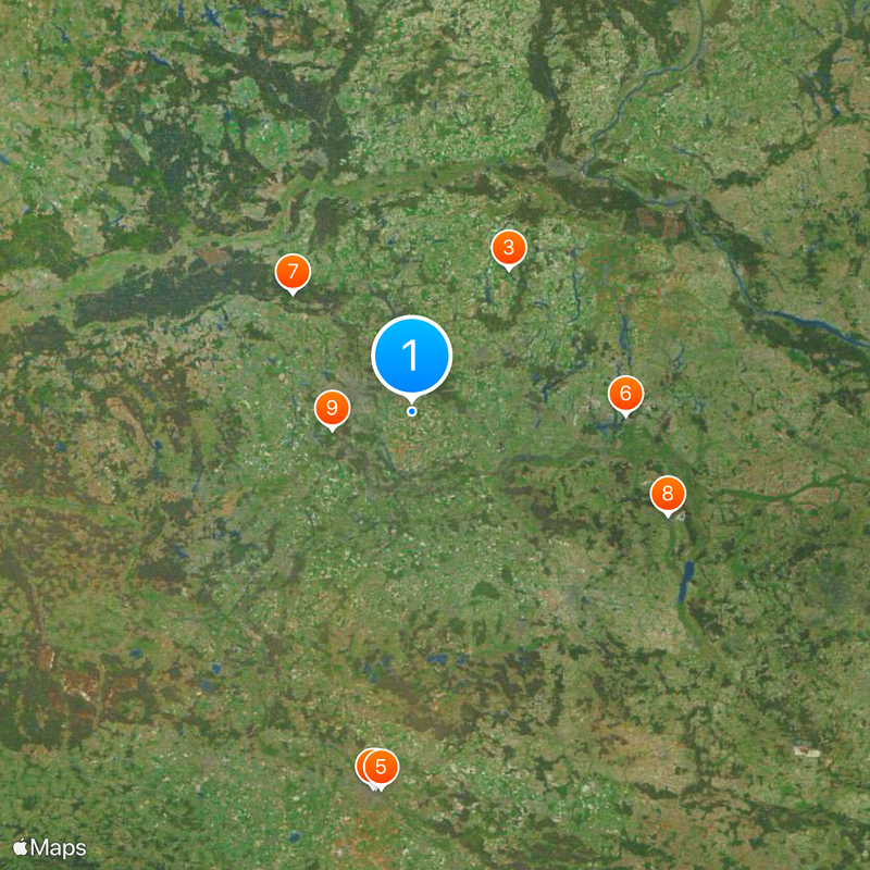 Voïvodie de Grande-Pologne Carte