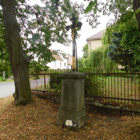 Kříž v Krtské ulici v Jesenici