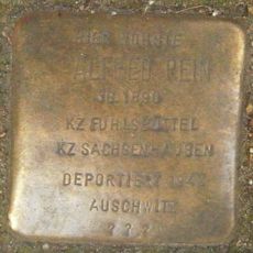 Stolperstein dedicated to Alfred Pein
