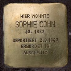 Stolperstein en memoria de Sophie Cohn