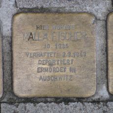 Stolperstein à la mémoire de Malla Fischer