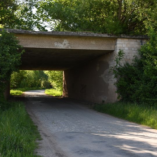 Highway bridge of unfinished extraterritorial highway Vienna-Wroclaw