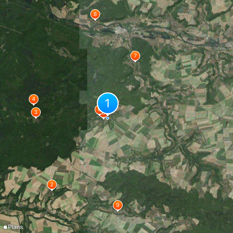 Castle of Pierrefonds Map