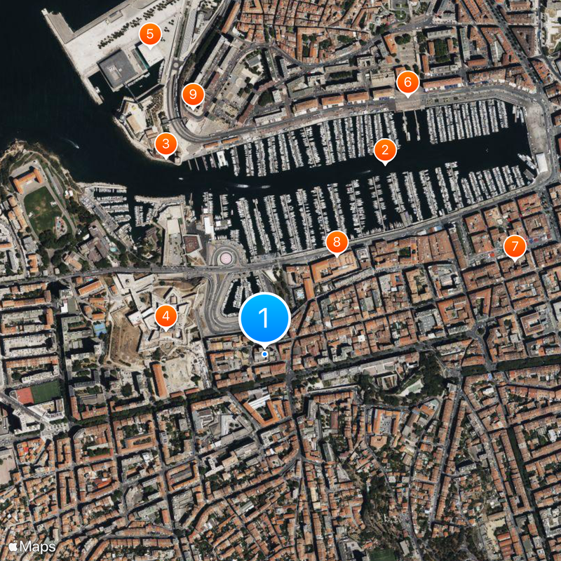 Abbey of St. Victor Mapa