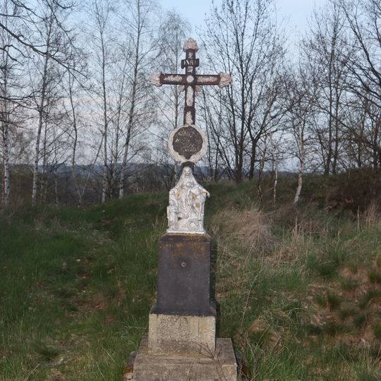 Kříž západně od Řípova