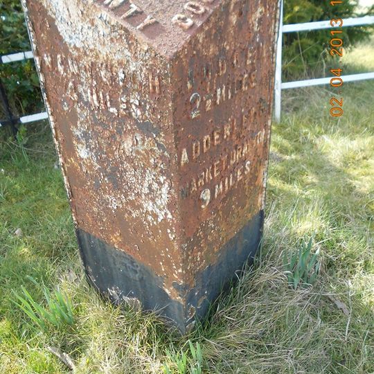 Milepost, Oakes Corner
