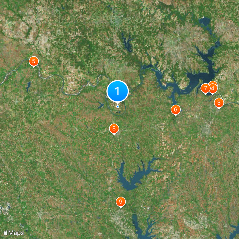 WinStar World Casino Map