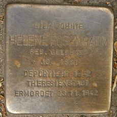 Stolperstein dedicated to Helene Rosenbaum