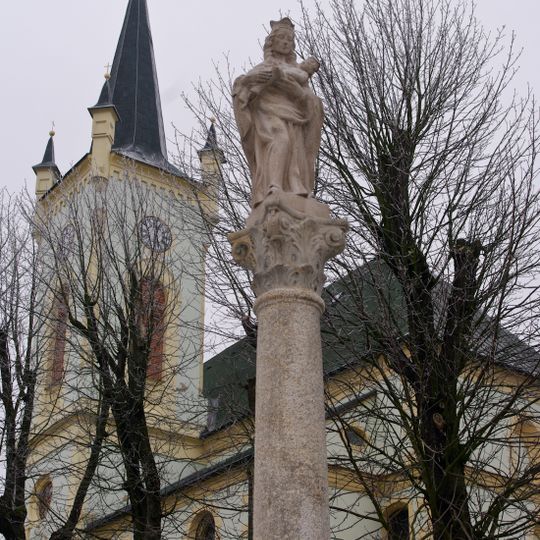Maria column in Krajková