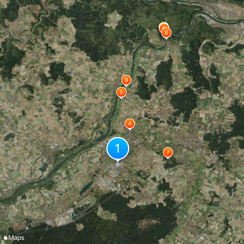 Neustadt a.d.Donau Map