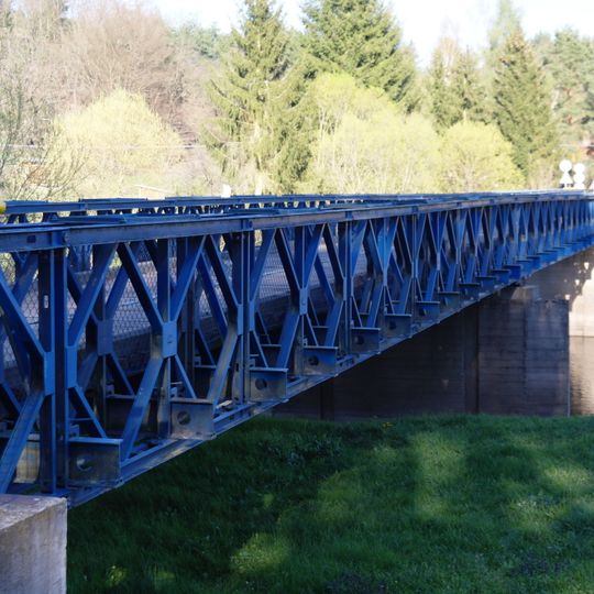 Bridge over the Lužnice in Hutě