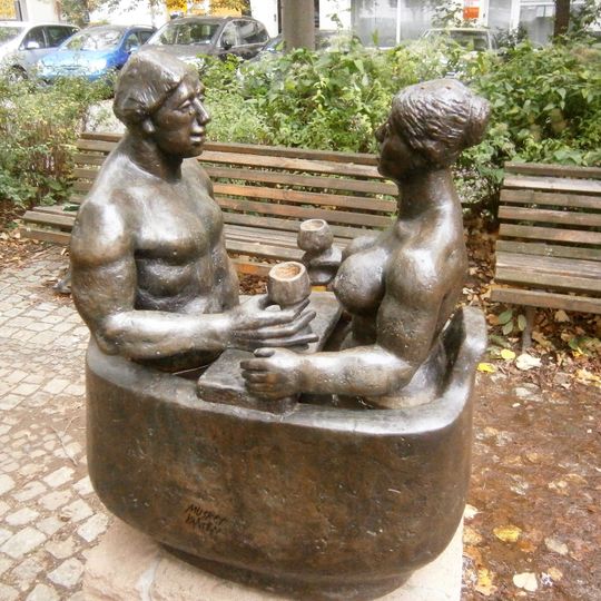 Paar in der Badewanne