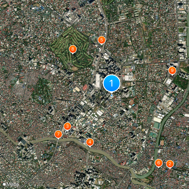 University of Asia and the Pacific Map