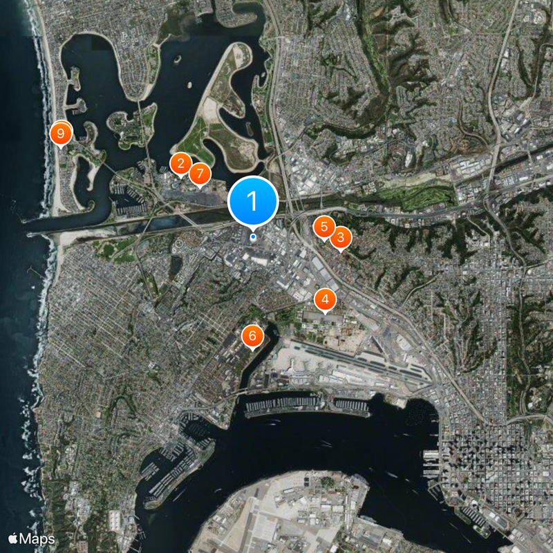 Pechanga Arena Map