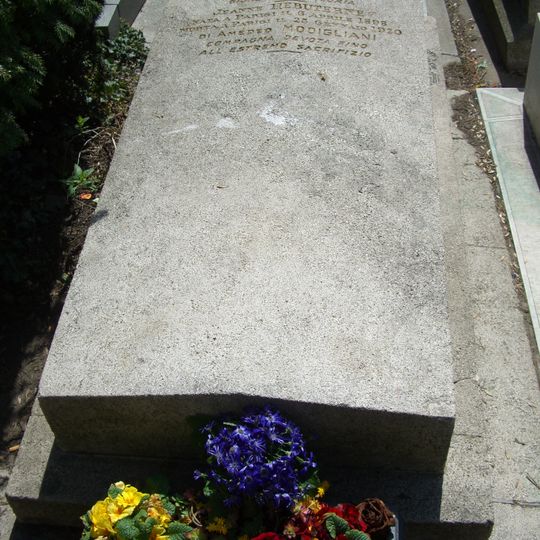 Grave of Amedeo Modigliani and Jeanne Hébuterne