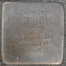 Stolperstein em memória de Heinrich Basch