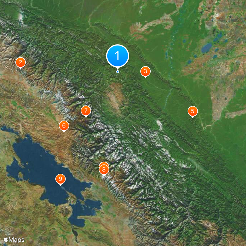 Parco nazionale Madidi Mappa