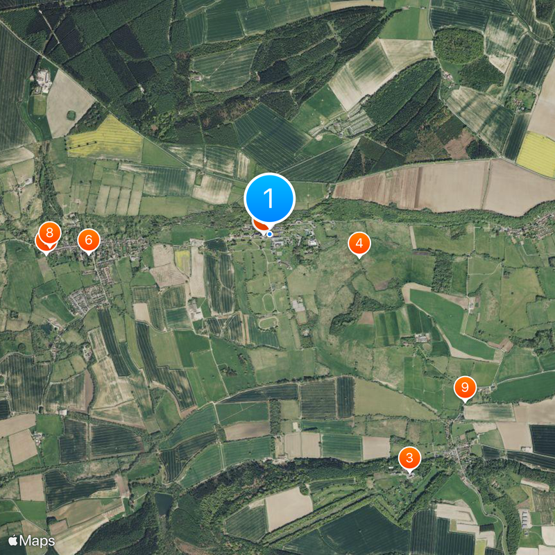 Ampleforth College Map