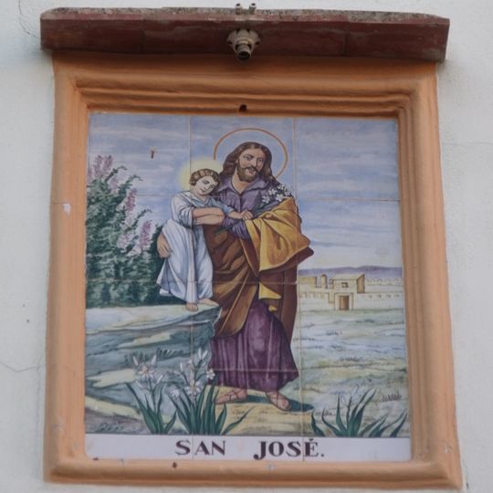 Ceramic panel of Saint Joseph