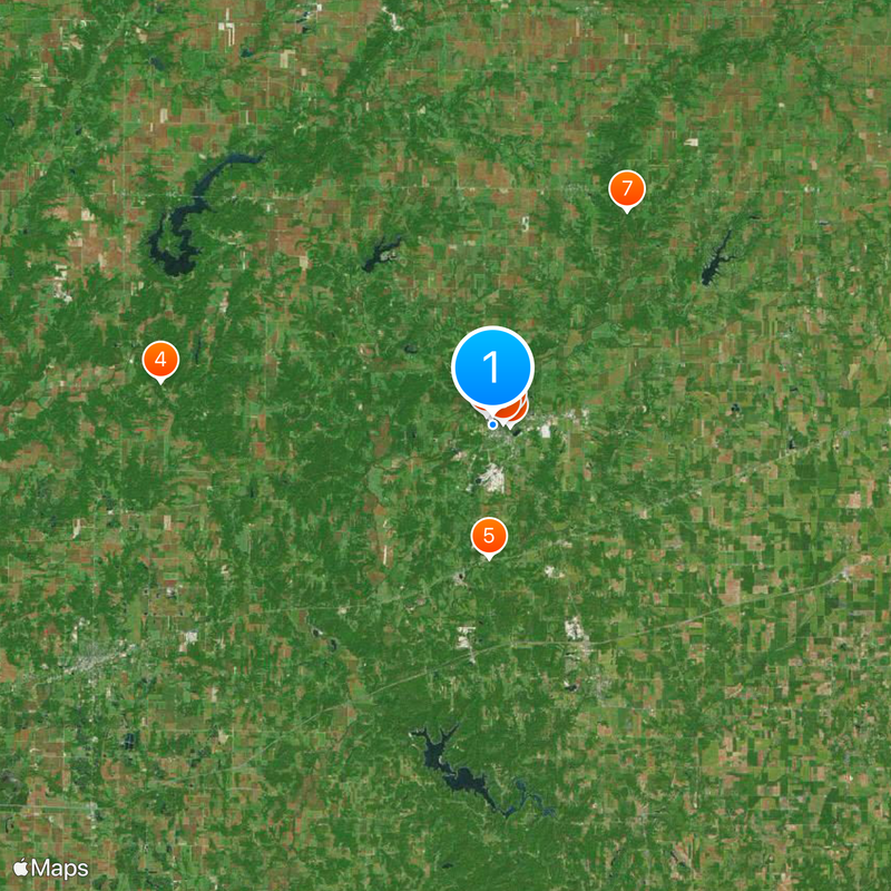 DePauw University Map