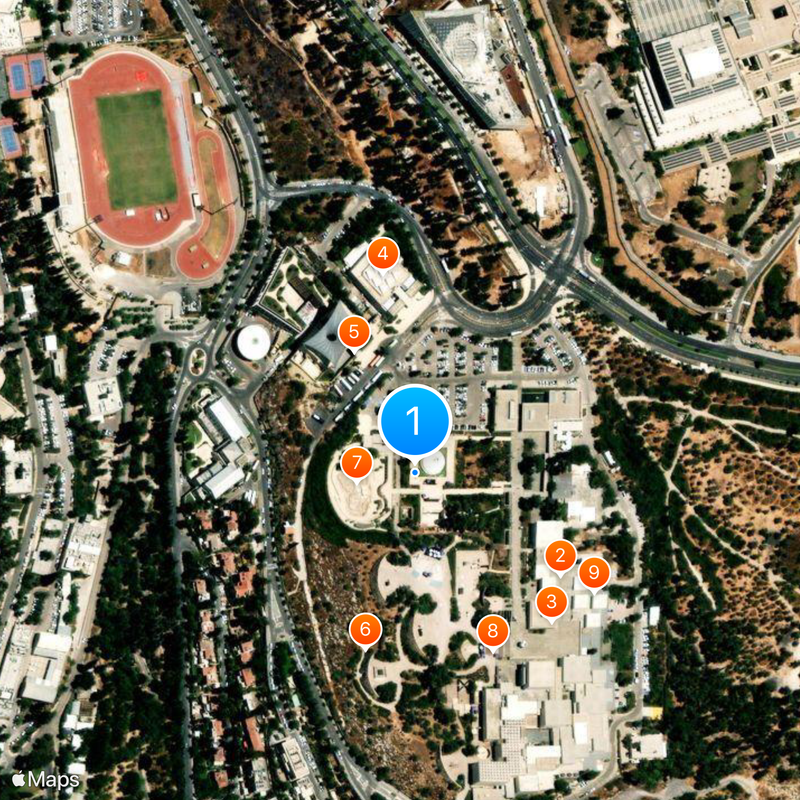 Shrine of the Book Mappa