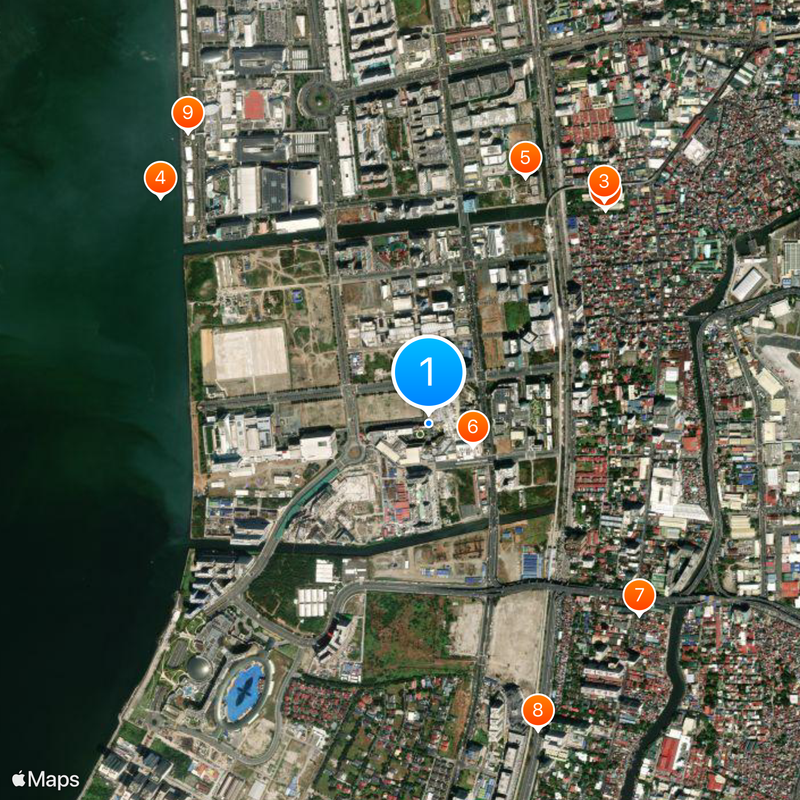 Ayala Malls Manila Bay Map