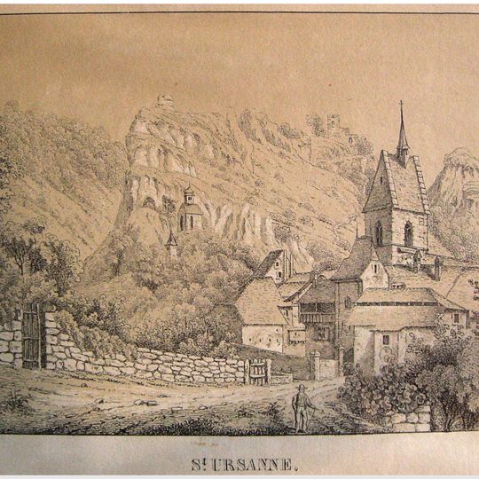 Ruines du château de St-Ursanne