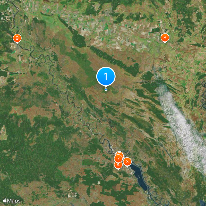 Polesie State Radioecological Reserve Map