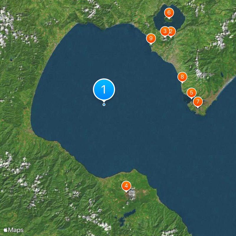 Uchiura Bay Map