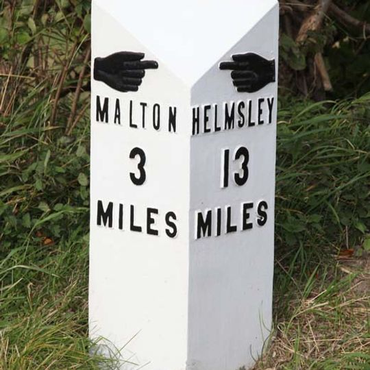 Milestone, W end of Amotherby