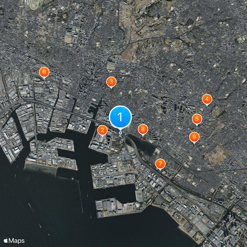 Minami-Funabashi Station Map