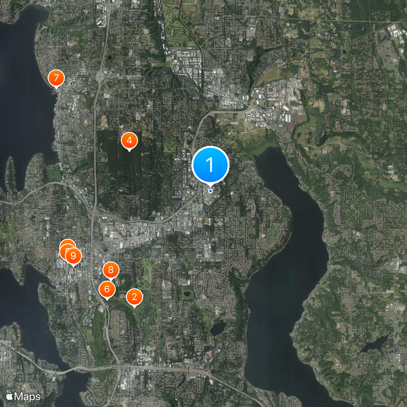 Microsoft Redmond Campus Mapa