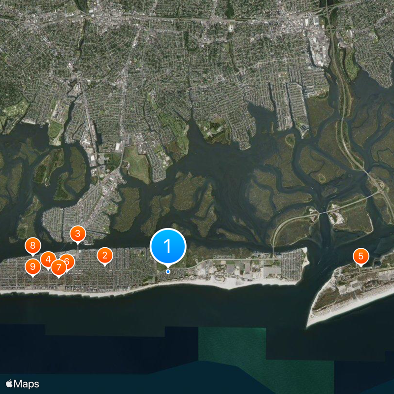 Lido Beach Map