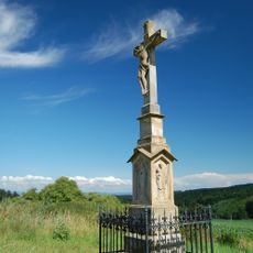 Wayside cross in Savín