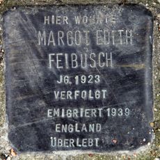 Stolperstein dedicated to Margot Edith Feibusch