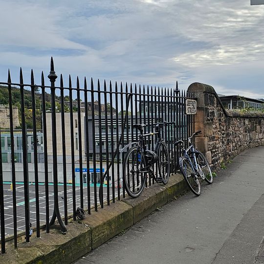 Railings And Pier, Vaults, Wall, Jeffrey Street, Edinburgh