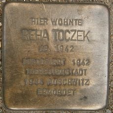 Stolperstein dedicated to Reha Toczek