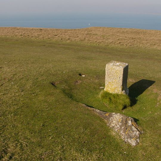 Bowl barrow on West High Down, 150m north of Roe's Hall