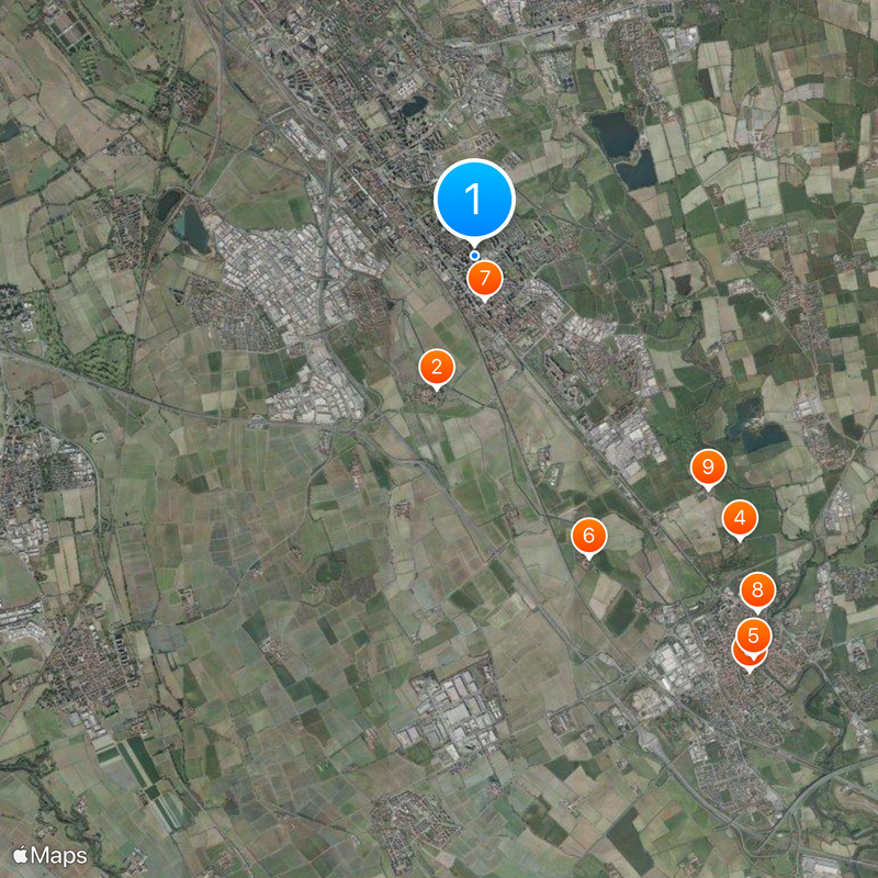 San Giuliano Milanese Mappa