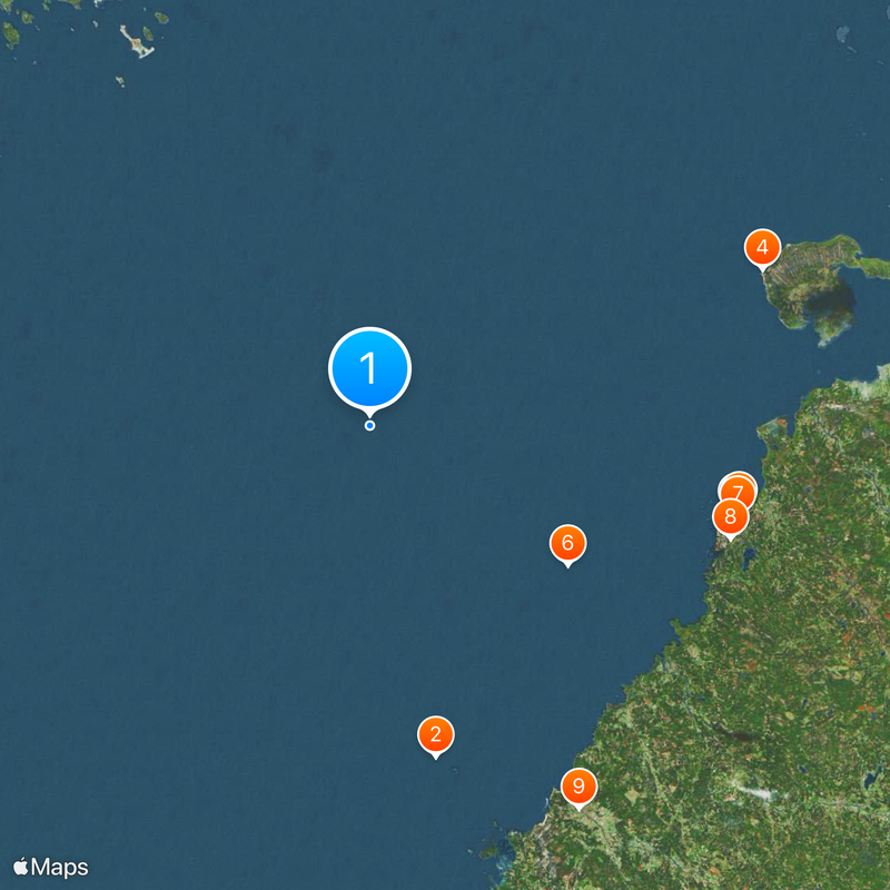 Bothnian Bay Map