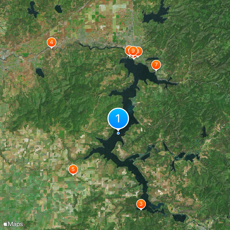 Coeur D'Alene Lake Map