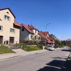 Kříž v Zahradní ulici v Bystřici nad Pernštejnem