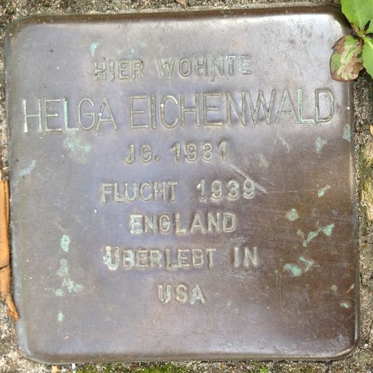 Stolperstein für Helga Eichenwald