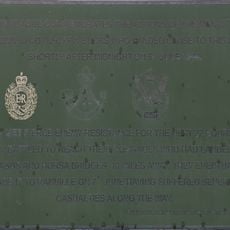 Plaque at the initiative of the Veterans Charity