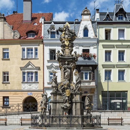 Trinity Column in Bystrzyca Kłodzka