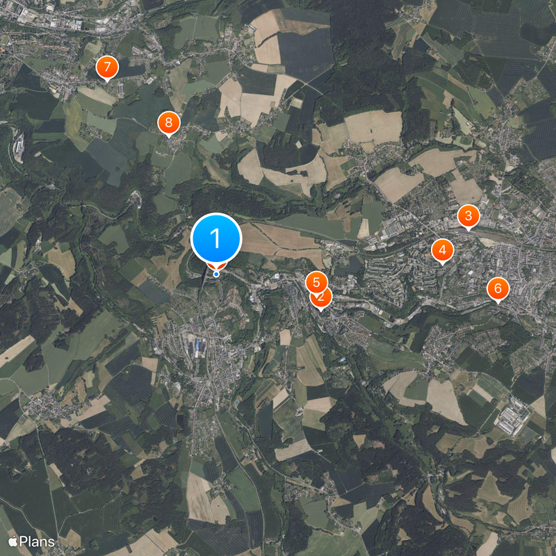 Göltzschtalbrücke Carte