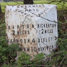 Milepost, 150m W of A41 intersection