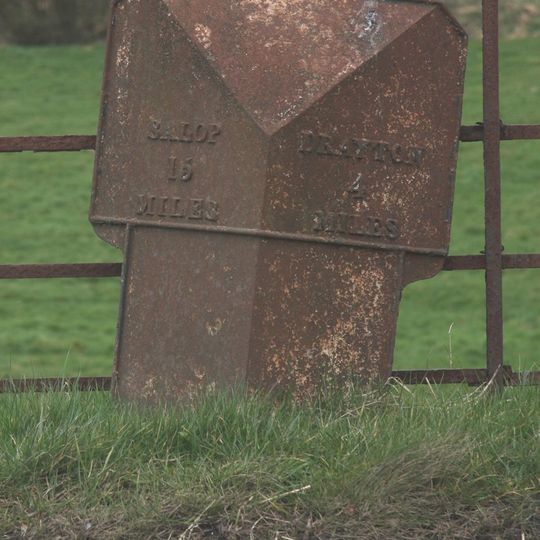 Milepost Approximately 165 Metres To South East Of Lostford House Farmhouse